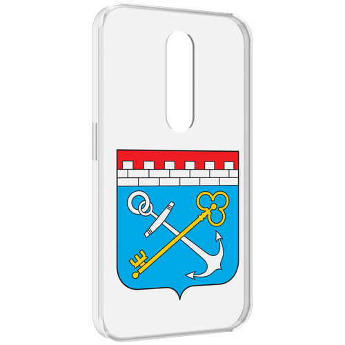 Чехол MyPads герб-ленинградская-область-питер для Motorola Moto X Force (XT1585 / XT1581) задняя-панель-накладка-бампер