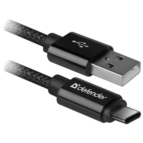 фото Кабель Defender USB Type-C - USB (USB09-03T PRO) 1 м черный