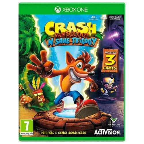 Игра Crash Bandicoot N’sane Trilogy (Xbox, английская версия)