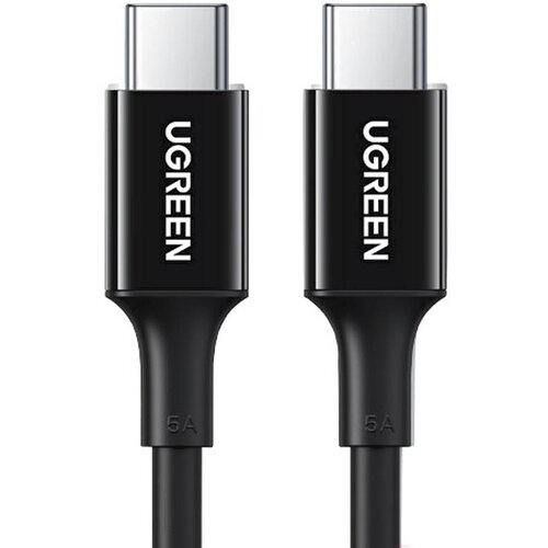 UGREEN Кабель USB2.0 Type-C Male to Male Cable 5А. Длина 1 м. Цвет: белый кабель ugreen us300 60551 type c male to type c male 2 0 abs shell 5a current 1 м белый