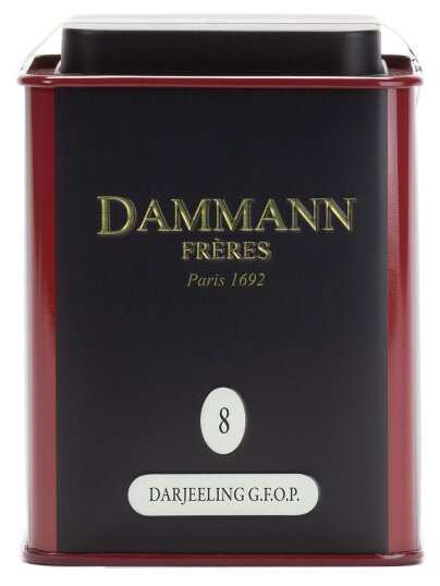 Чай черный "Дамманн" THE DARJEELING/Даржилинг GFOP, жестяная банка 100 гр
