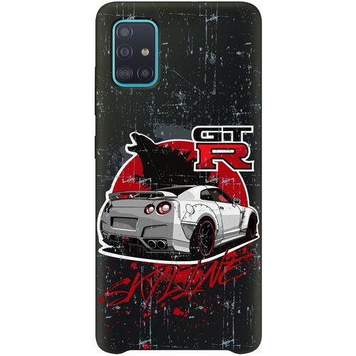 Силиконовый чехол Mcover для Samsung Galaxy A51 с рисунком Машина Nissan GTR Skyline противоударный чехол с защитой камеры mcover на samsung galaxy s20 с рисунком машина nissan gtr skyline