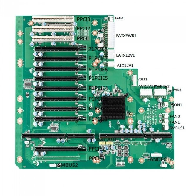 Плата интерфейсная Advantech PCE-5B13-03A1E