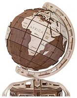 Сборная модель Eco Wood Art Глобус коричневый