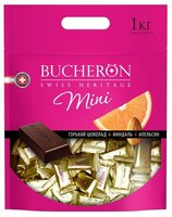 Конфеты Bucheron mini горький шоколад с миндалем и апельсином 1000 г