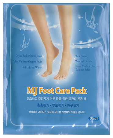 MIJIN Cosmetics Носочки-маска для ног MJ Foot Care Pack, 22 мл, 1 уп.