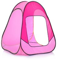 Палатка BELON ПИ-004КМ-ТФ Эконом Конус-Мини желтый с розовым