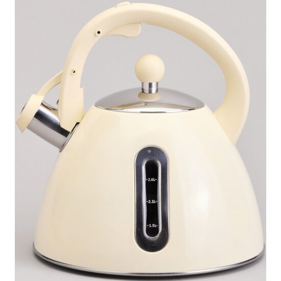 Чайник со свистком Agness и мерной шкалой 32 л.