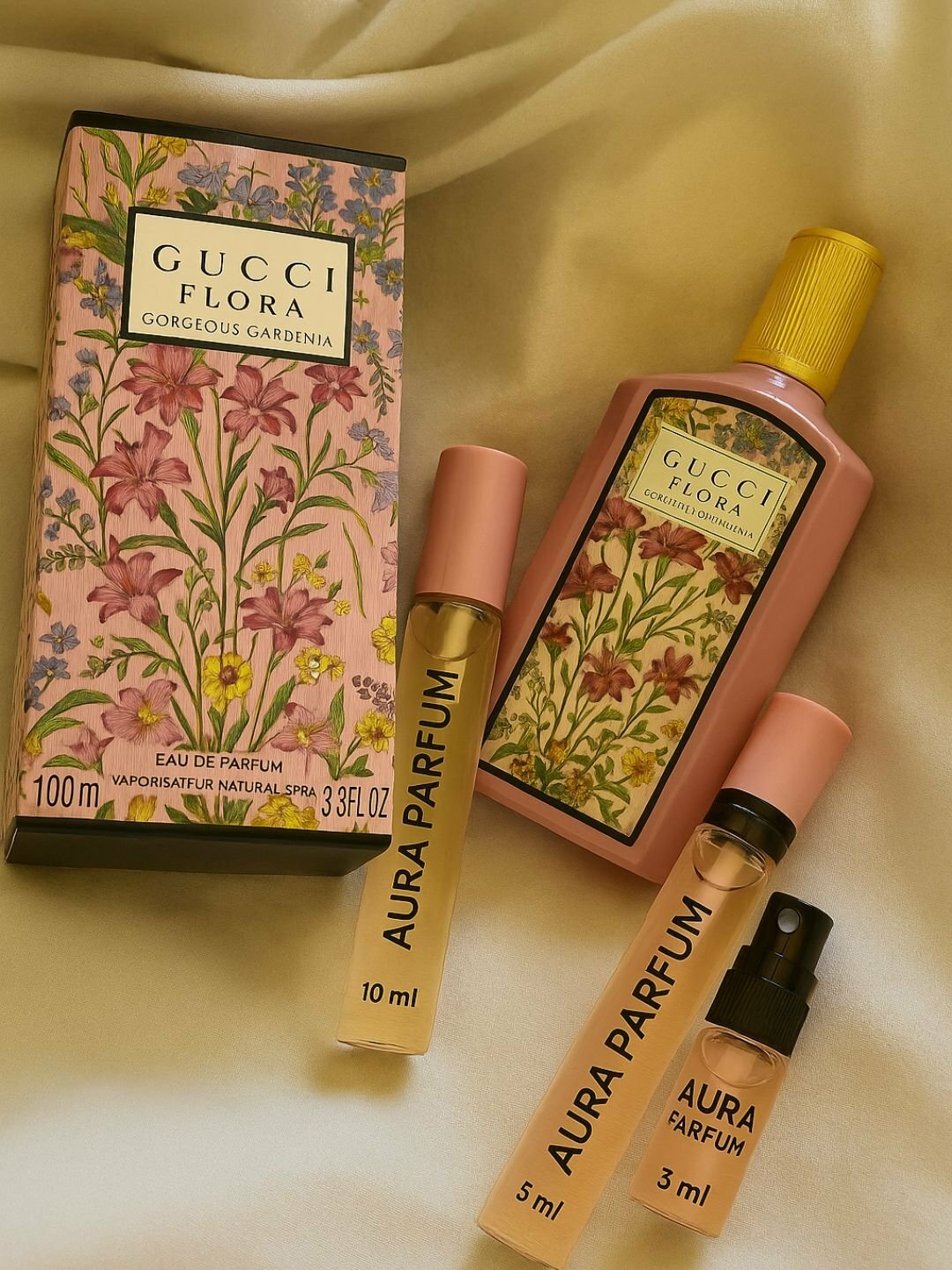 Духи для женщин, Gucci Flora gorgeus Gardenia духи для женщин, летний осенний распив духи3ml