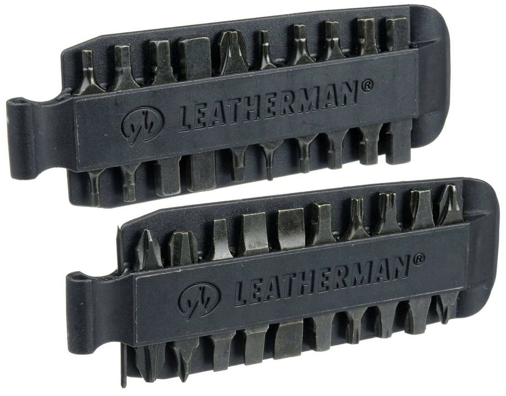 Leatherman Bit Kit, комплект сменных бит для мультитулов, 42 насадки, черный — фото 1