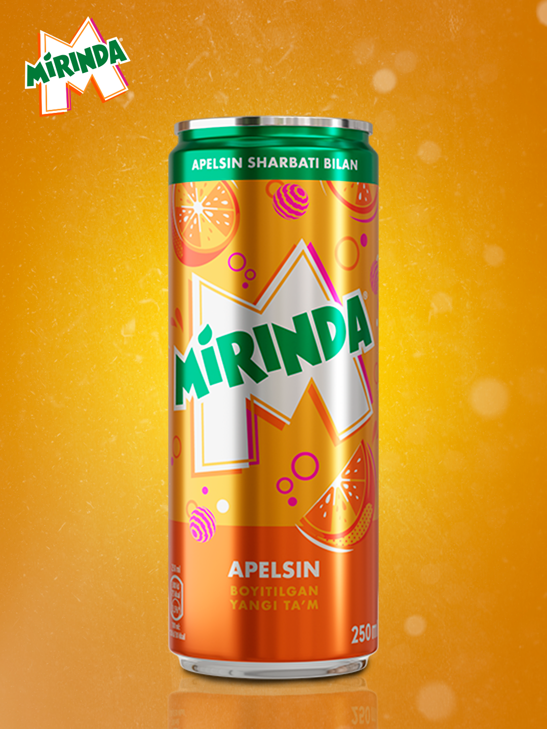 "MIRINDA ORANGE" - 0,25л, 1 шт
