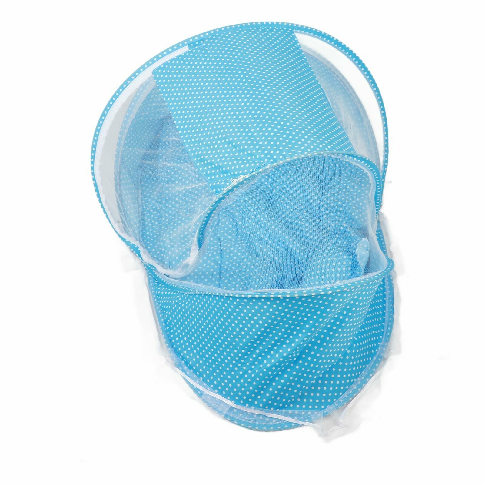 Изображение Портативная складная детская кроватка с москитной сеткой, полиэстеровая дорожная кроватка для новорожденных, легкая и дышащая для младенцев