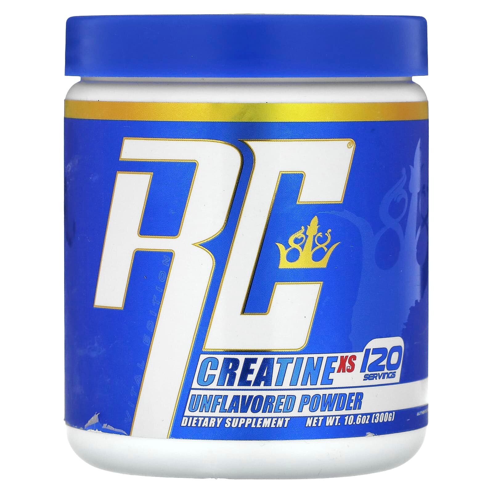 Ronnie Coleman, креатин XS в порошке, без вкусовых добавок, 300 г (10,6 унции)