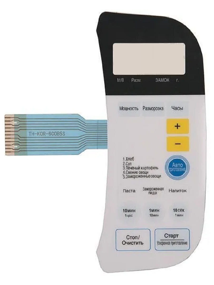 Daewoo 3518524100 (TH-KOR-6C0B5S) Сенсорная панель СВЧ KOR-6C0B5S, KOR-6C0B