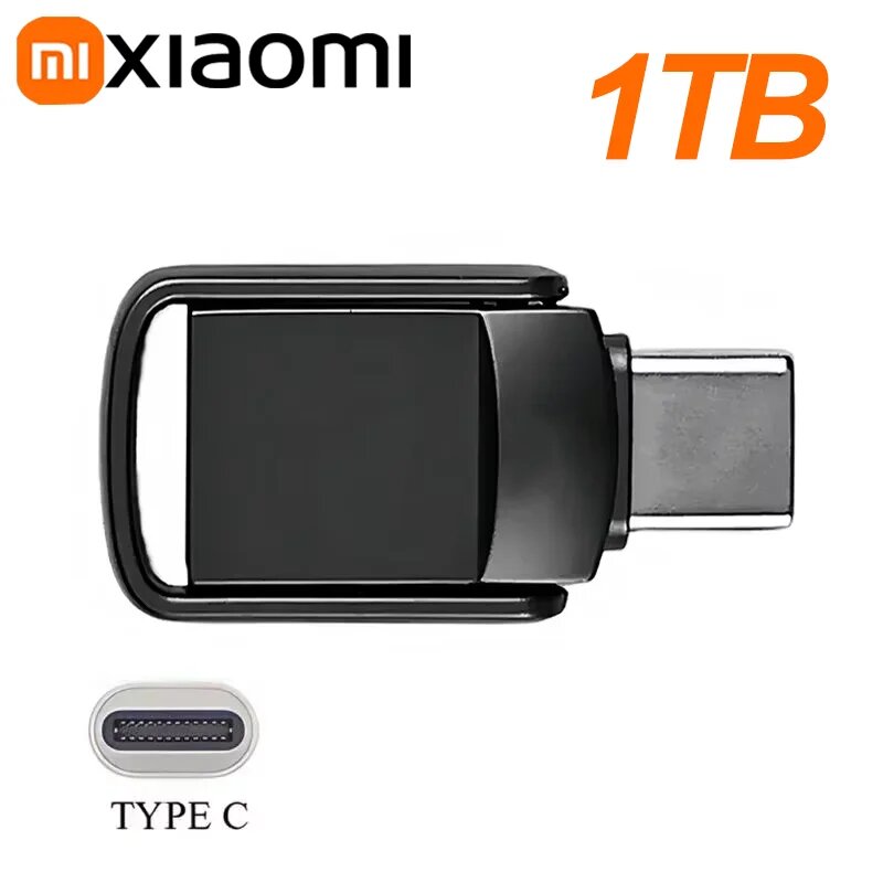 Xiaomi U Disk USB 3. 0 Type-C Интерфейс USB 3,2, Black 1TB