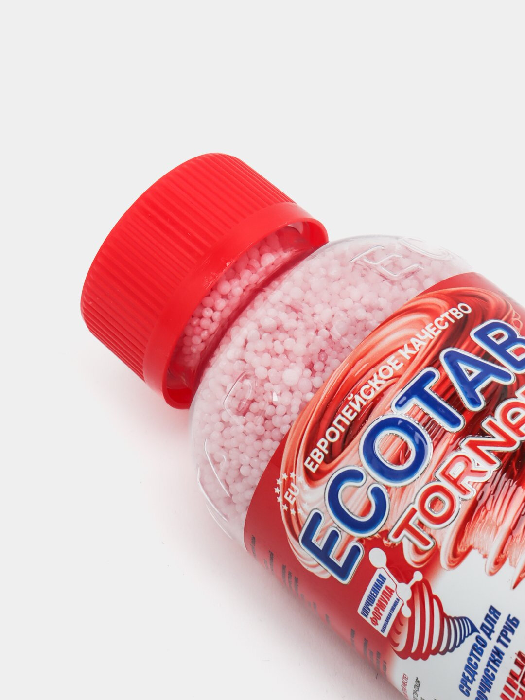 Средство для прочистки труб ECOTAB TORNADO, кислотное, вишня, 400 г — фото 1