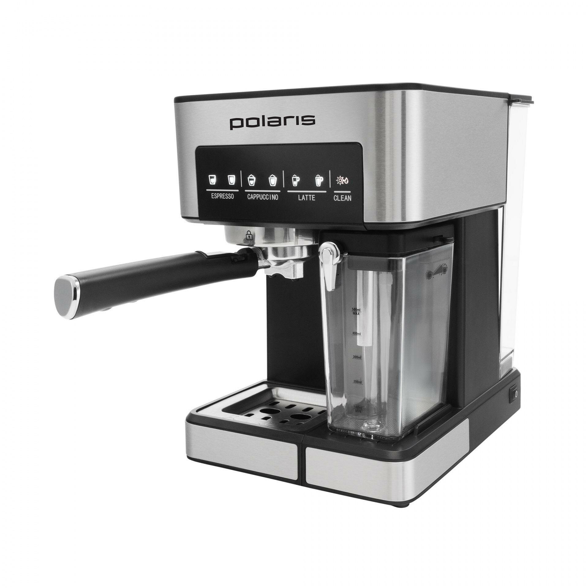 Кофеварка Polaris Adore Cappuccino PCM 1541E, сенсорное управление, 15 бар, 1,8 л — фото 1