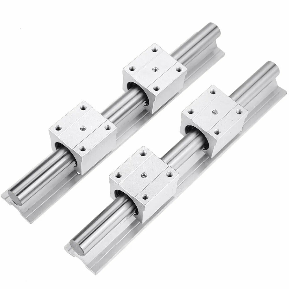 Комплект линейных направляющих 2 шт SBR12 1300мм с 4 шт SBR12UU