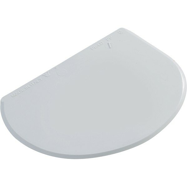 Шпатель мягкий пластик 15✕11 см белый (Martellato Италия)