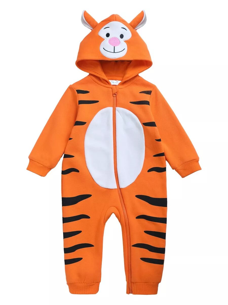 Комбинезон Kari baby Осень-зима 2025 размер 1-3m оранжевый