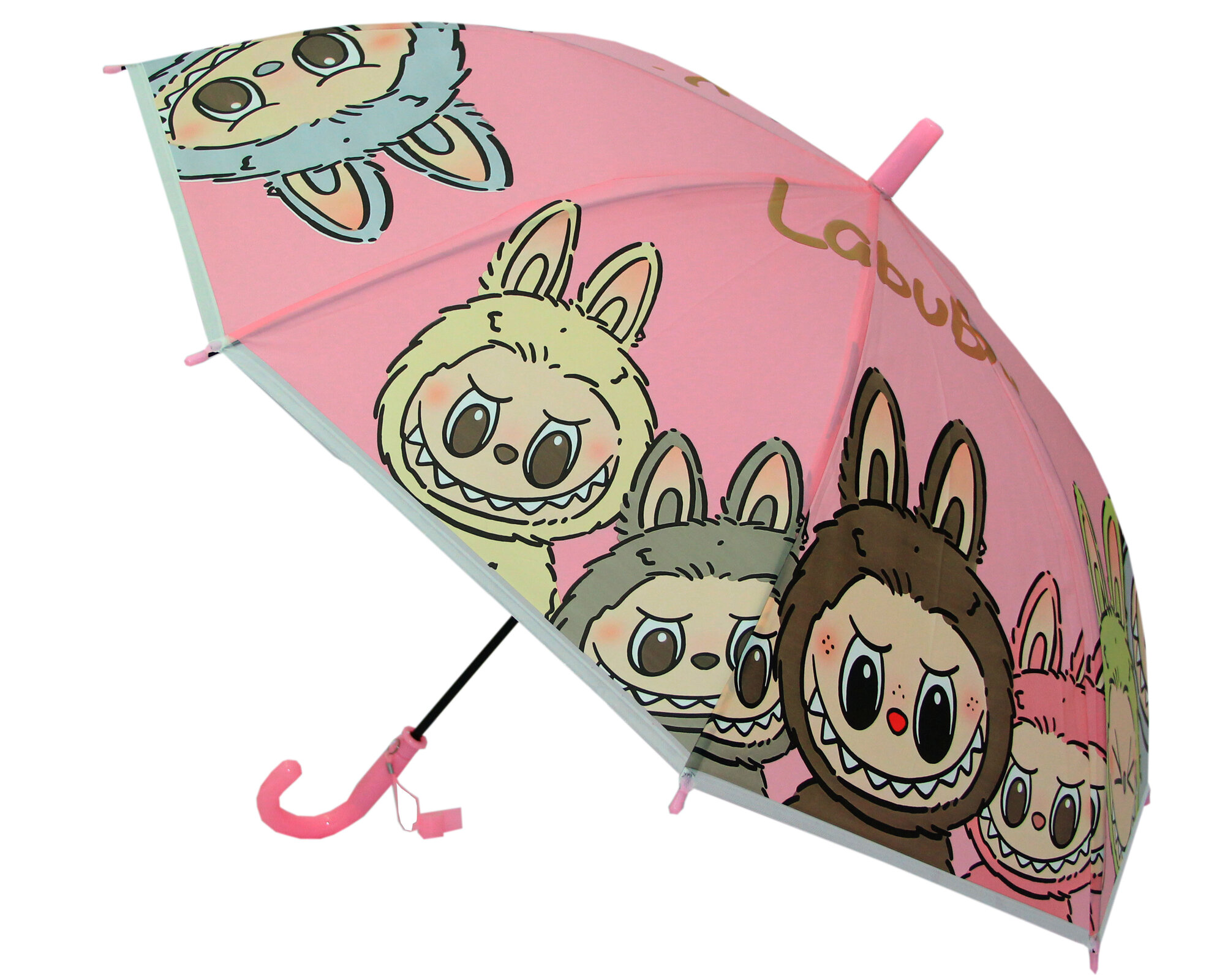 Зонт-трость , розовый — фото 1