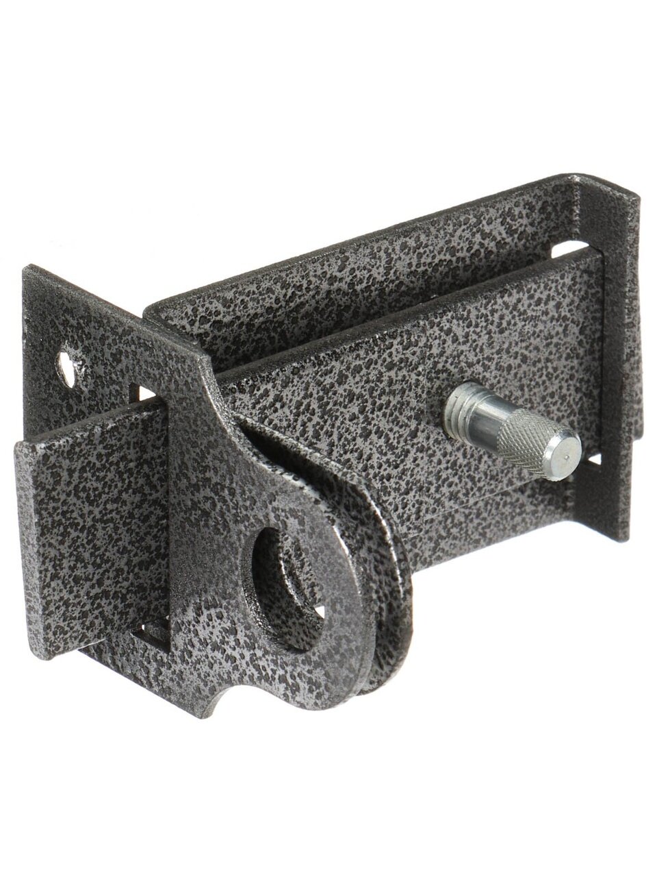 Засов универсальный с проушинами Делга 16807 античное серебро