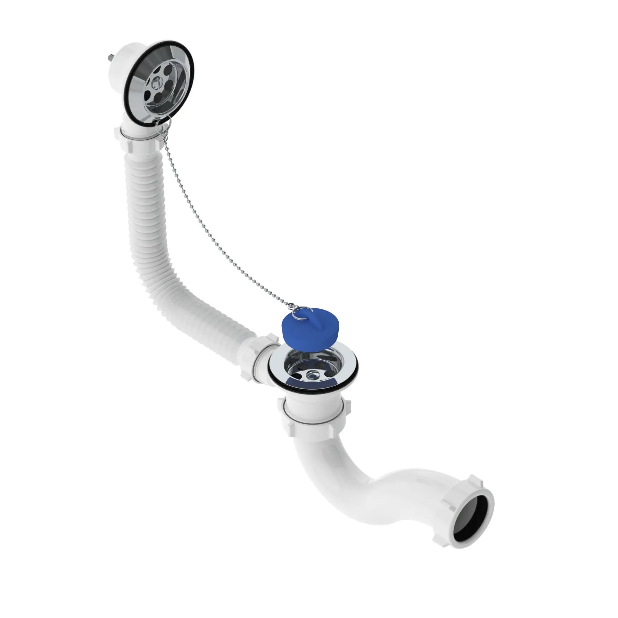 Сифон для ванны Акватер V110PV с выпуском