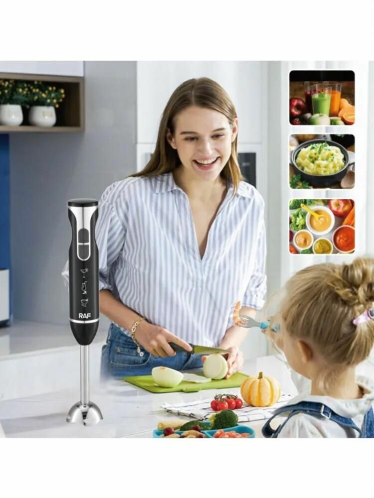 Картинки Xiaomi Погружной блендер Блендер погружной 800 Вт черный матовый