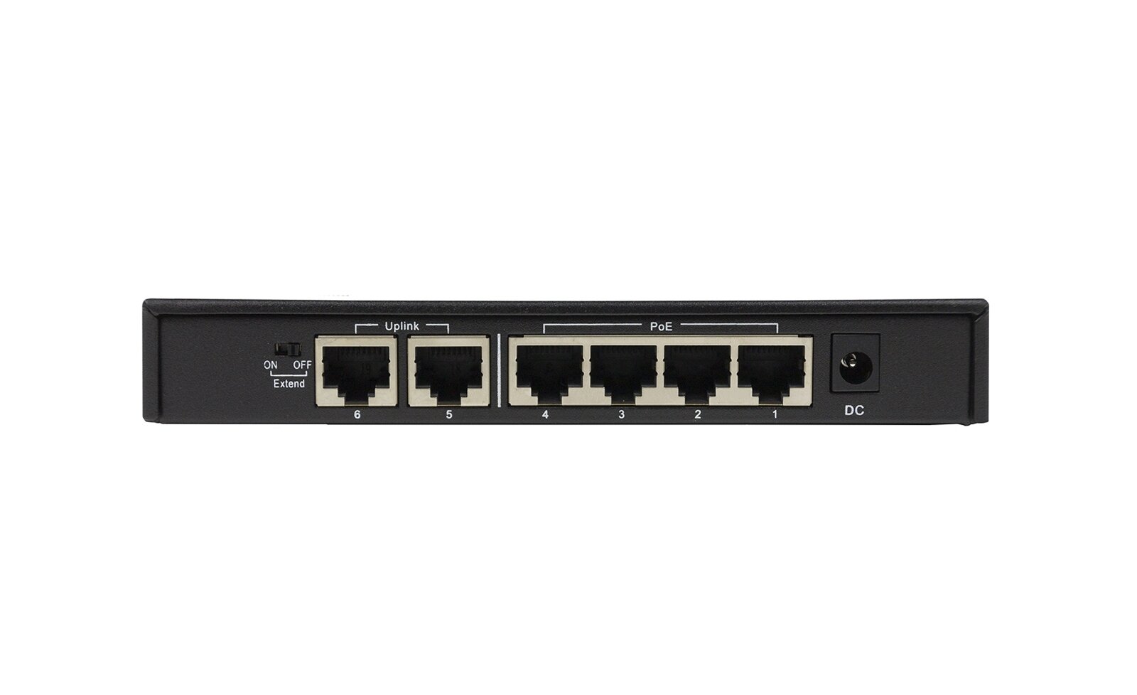 Неуправляемый PoE-коммутатор ORIGO OS1206P/60W/A1A 4x100Base-TX PoE+, 2x100Base-TX, PoE-бюджет 60 Вт, корпус металл