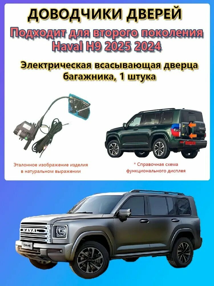 Доводчики дверей Haval H9 (2024-H. B.)  Дверь багажника Доводчик двери автомобиля (Гарантия 2 года)