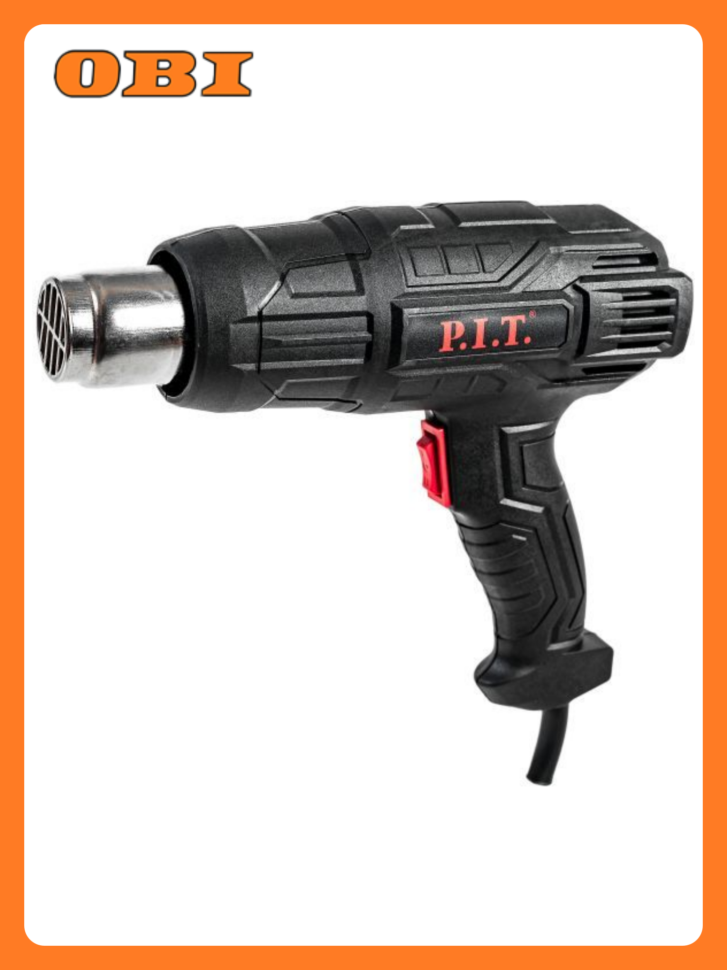 Фен технический P.I.T. PHG2000-D 2000Вт 3 положения потока защита от перегрева