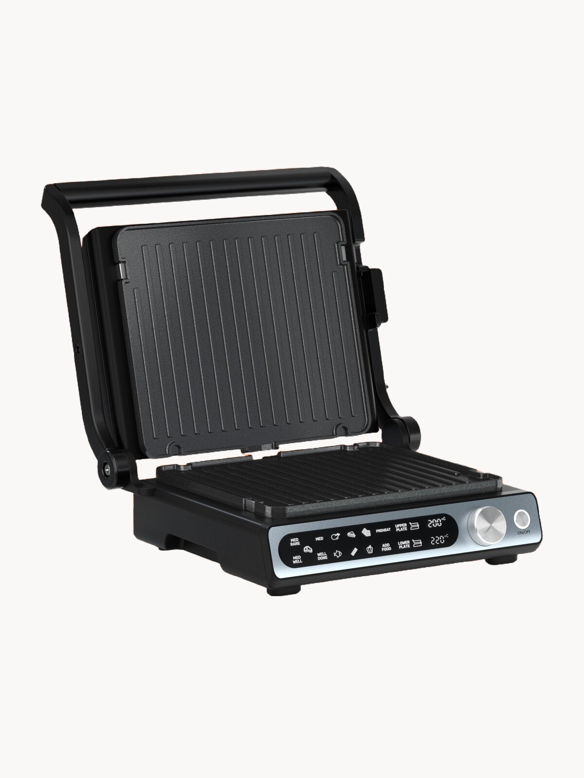 Электрогриль 3 в 1 со съемными панелями Wollmer S805 Monolith