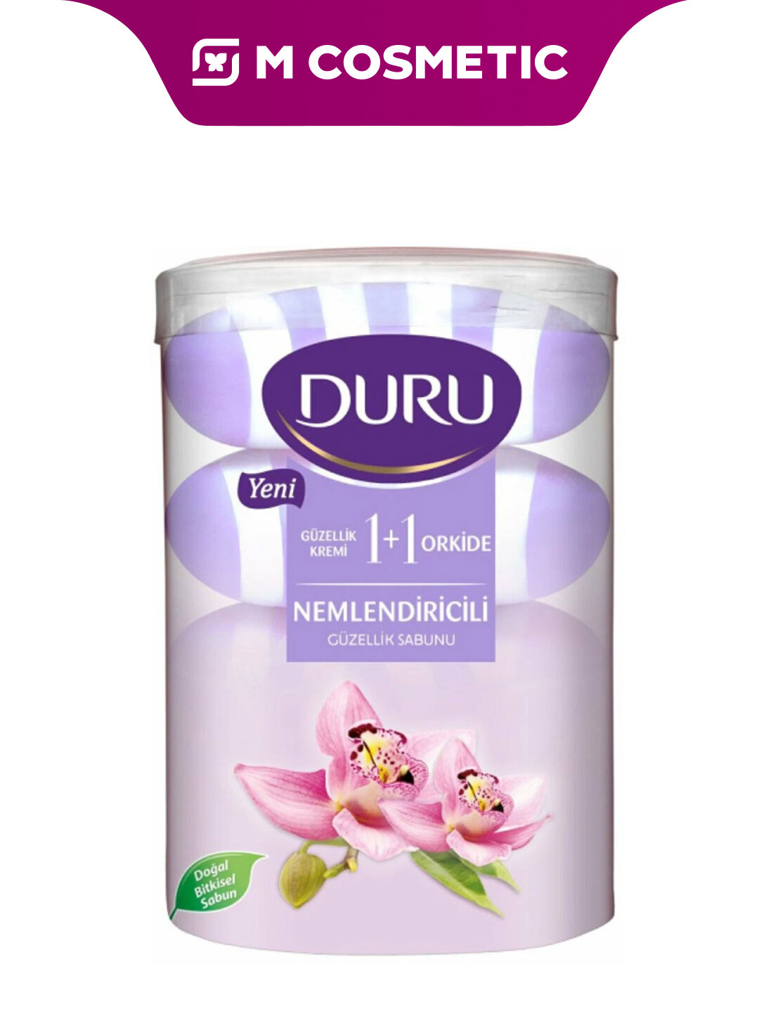DURU Мыло туалетное Moisturizing Orchid 4×100г увлажнение кожи