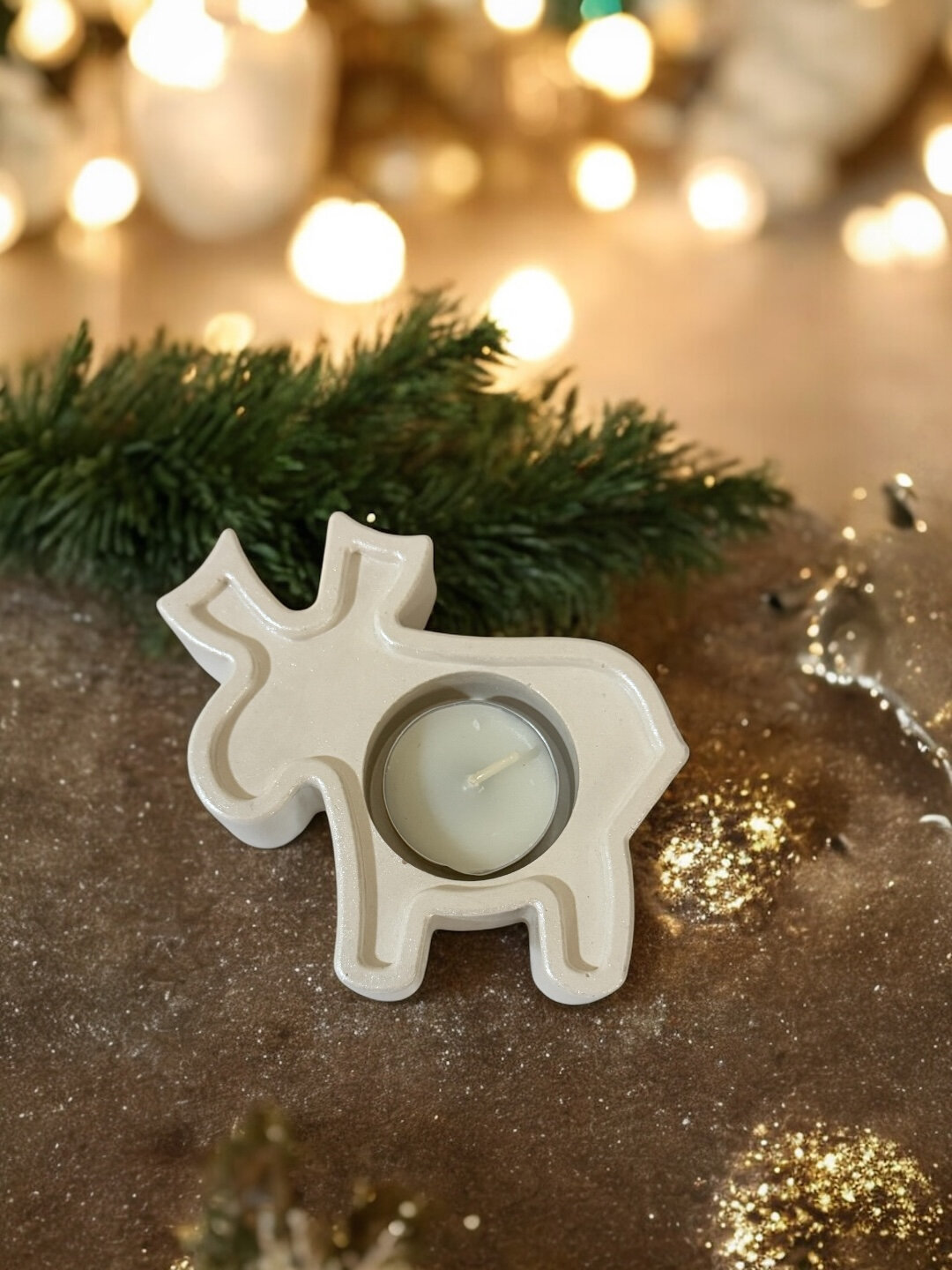 Декоративные арома свечи "Рождество Конфетный", из соевого воска, ручная работа