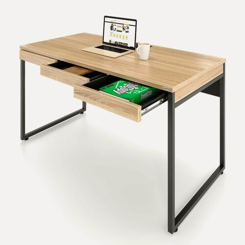 Изображение товара ZAMM Компьютерный стол Лофт, Письменный стол Linda (Тип 1) без аксессуаров 60х120 120х60х76 Линда