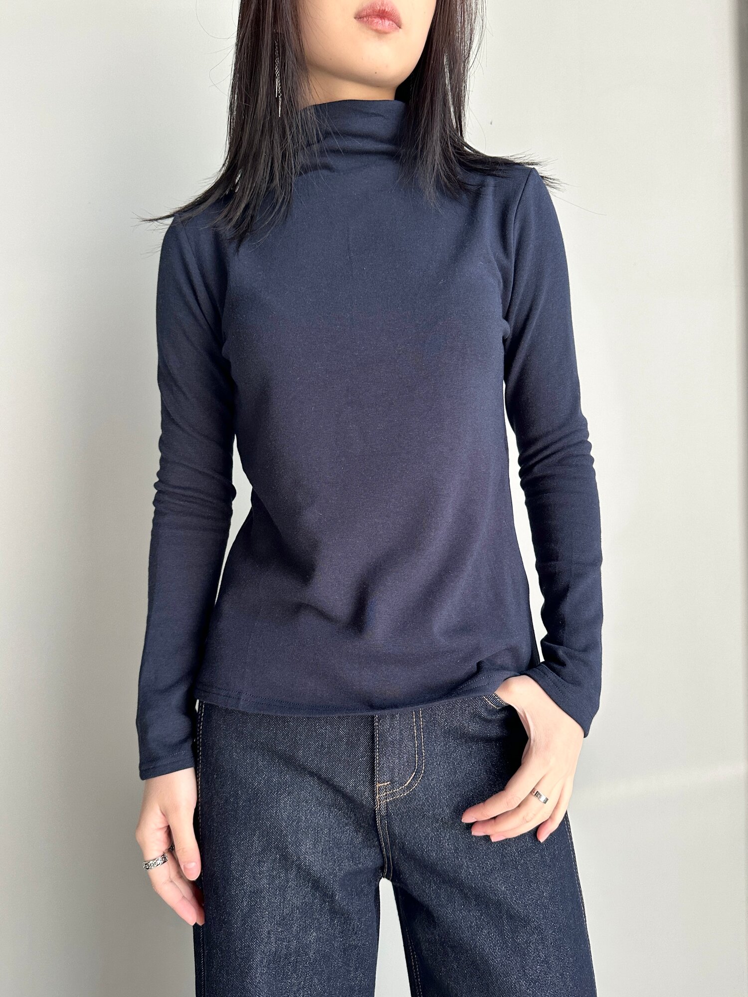 Водолазка Синий, черный, серый