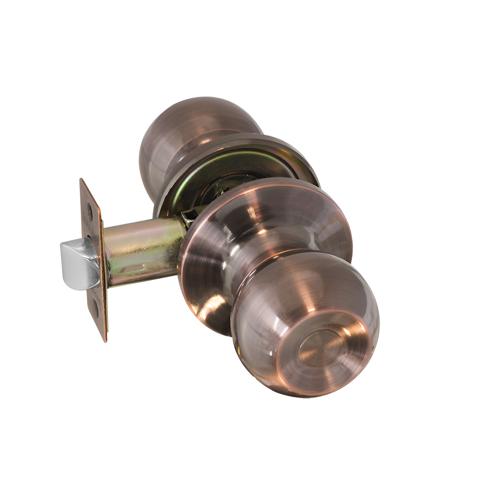 Защелка нора-м ЗШ-05 Isparus врезная старая медь толщина двери 45мм