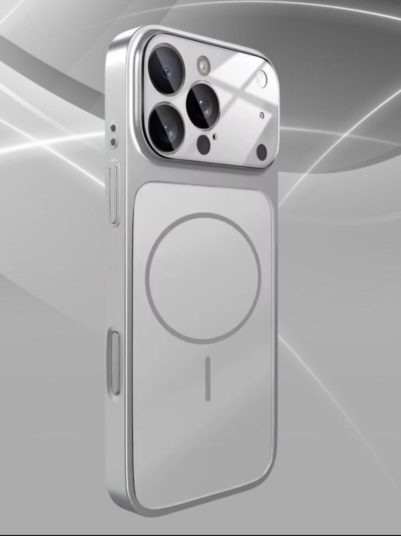 Чехлы в стиле iPhone 17 с MagSafe для моделей 13, 14, 15, 16, 17 Pro и Pro Max — фото 1