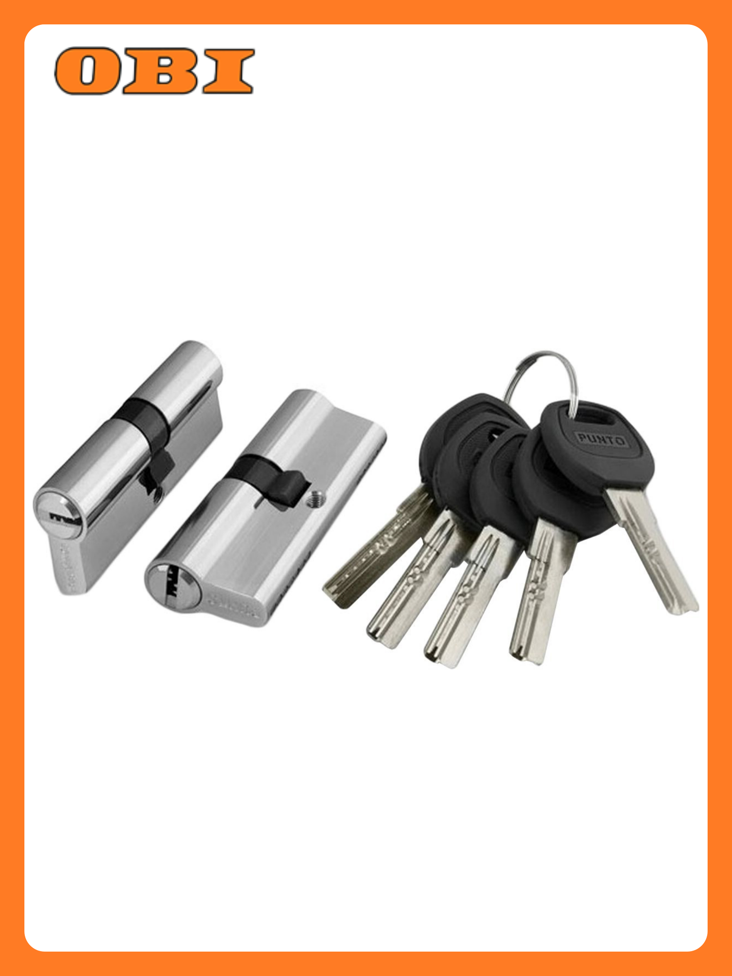 Цилиндр SIMPLE LIVING PUNTO A202/70 мм (30/10/30 мм) ключ/вертушка