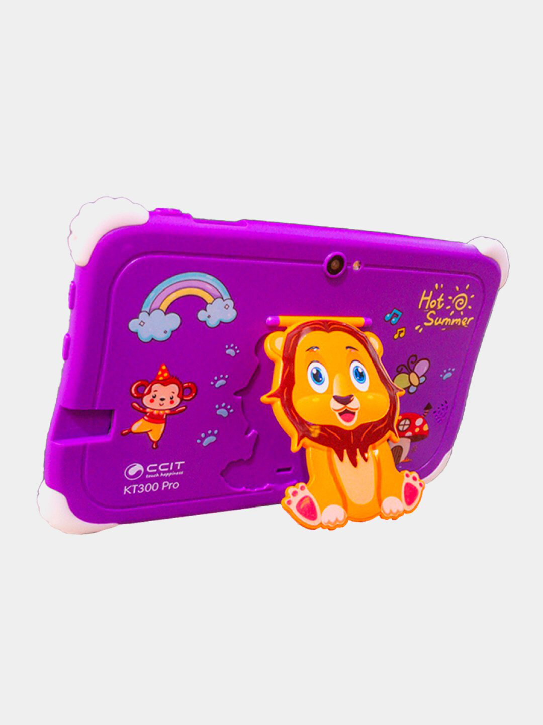 Детский планшет CCIT КТ-300 Pro Android, 4/128 ГБ, IPS экран - Пурпурный — фото 1