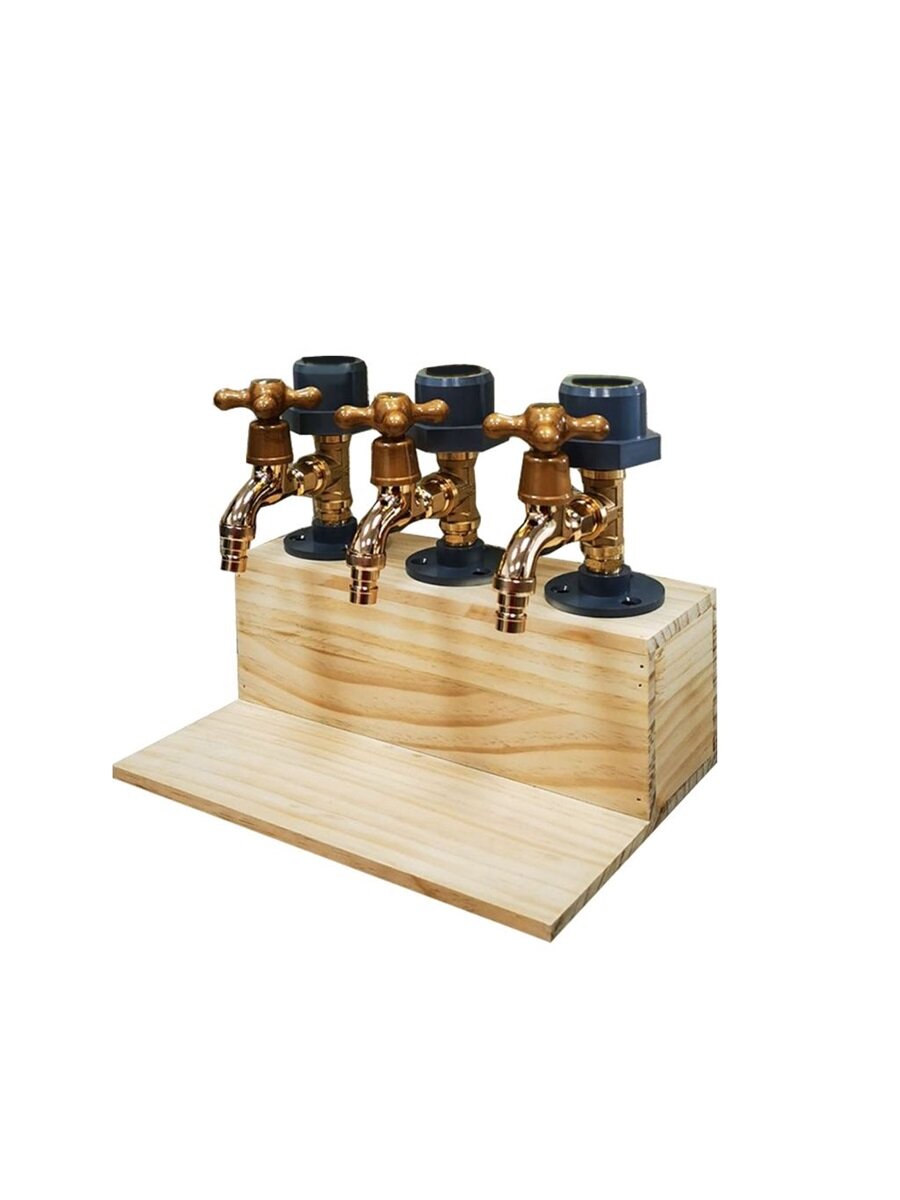 Деревянный диспенсер для виски, кран в форме подарка на день отца, вечеринка спиртных напитков, бар и станции трубы
