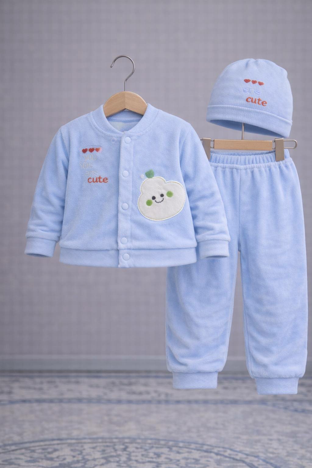 Комплект одежды Koala Kids freesize, размер freesize, небесно-голубой — фото 1