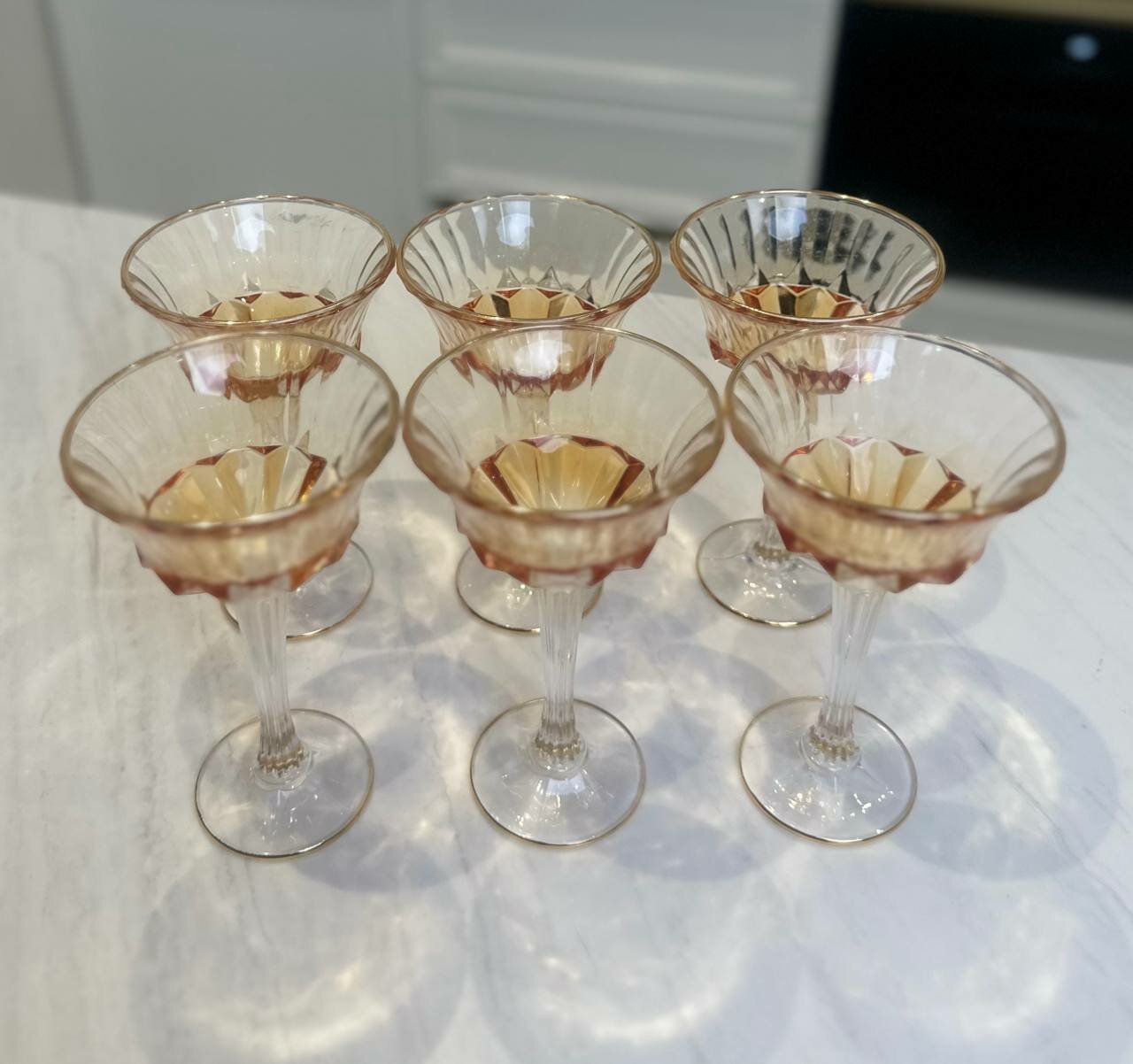 Стаканы Deli, стеклянные, набор 6 штук, бесцветные, для напитков