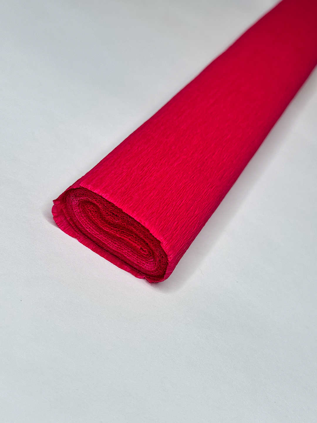 Гофрированная бумага, Красная крепированная бумага для декора, творчества и упаковки