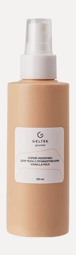 Изображение товара Гельтек Спрей-молочко для тела Vanilla Milk с пробиотиками, 150 мл