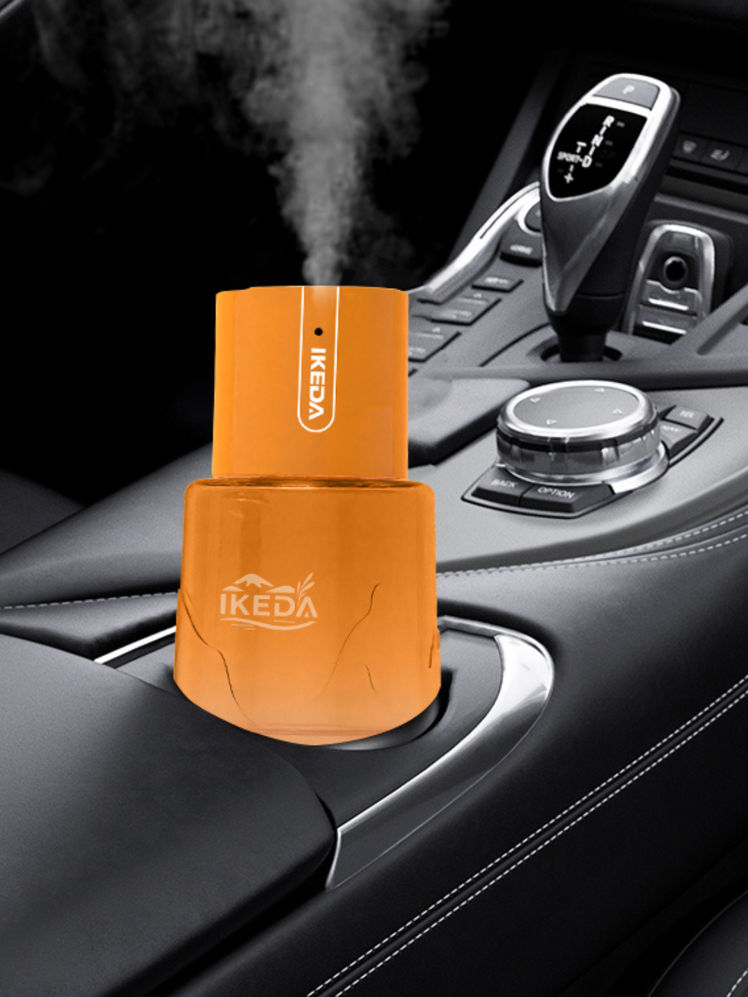 Ароматизатор автомобильный BLACK ODOR, 130мл, французское качество, до 60дней без проливания