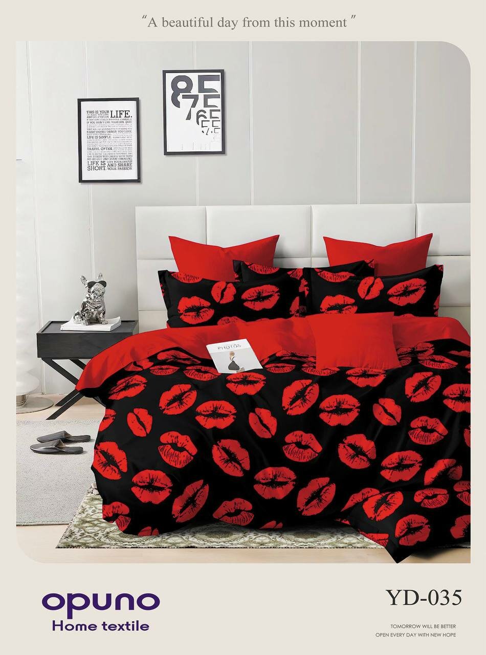 2-местный комплект постельного белья, пастельные тона, мягкое постельное белье