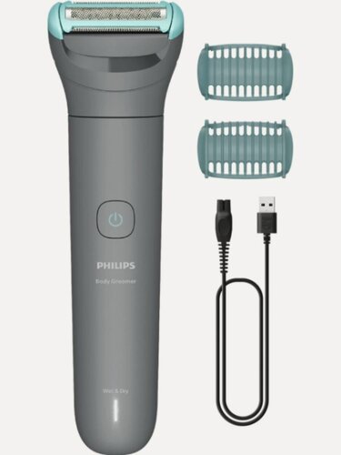 Изображение товара Триммер Philips BG3480/15 для тела, сухое и влажное бритье, 2 насадки 2, 3 мм, серый