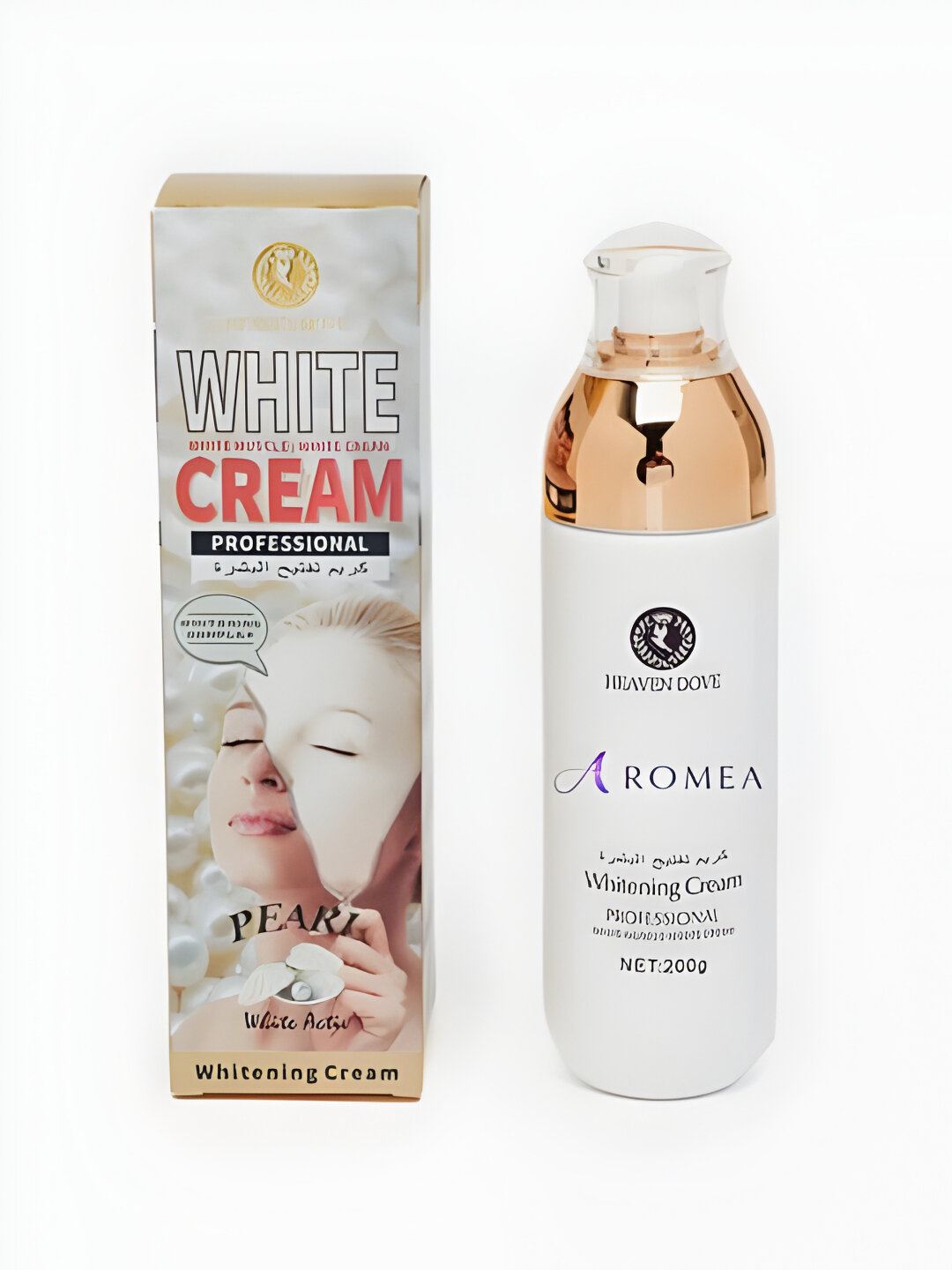 Aromea Professional Whitening Body Cream – Осветляющий Крем для Тела и Лица 200 г