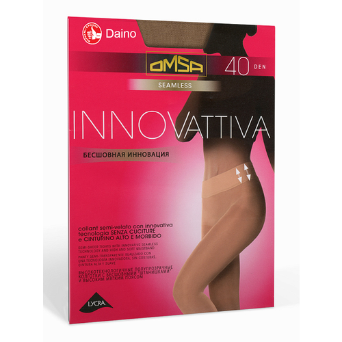 фото Колготки omsa innovativa 40, размер 5, легкий загар